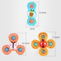 ハンドスピナー 吸盤 59 知育玩具 カラフル おもちゃ お風呂 水遊びb_画像2