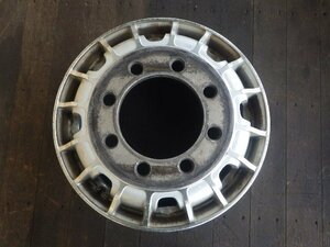 r514-147 ★ 中古 アルミ製 アルミホイール 22.5×7.50 162 TOPYトラック ホイール 3A-0