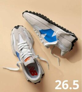 New Balance ニューバランス　ms327 ホワイト×ブルー　26.5cm 