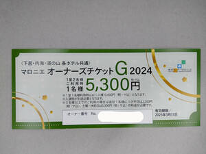 oteru*do*maronie2024 owner's ticket G* under . hot spring * inside sea hot spring * hot water. mountain hot spring 2025 year 3 month 31 until the day 