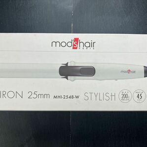 モッズ・ヘア mod’s hair MHI-2548W [カーリングアイロン 25mm ホワイト] 未使用品 送料無料 他にも色々たくさん出品してますの画像1