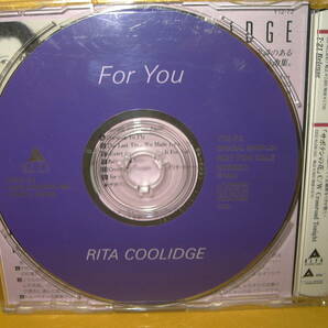 【CD/非売品プロモ】RITA COOLIDGE「For You」リタ・クーリッジの画像2