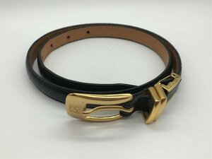 #[YS-1] Anne Klein ANNE KLEIN belt # original leather black series buckle separation possibility 5 hole total length 82cm width 1,5cm [ including in a package possibility commodity ]K#