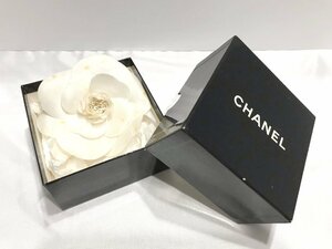 #[YS-1] Chanel CHANEL # черепаха задний букетик булавка брошь # оттенок белого 11.5cm×11.5cm# перевод есть Франция производства [ включение в покупку возможность товар ]D