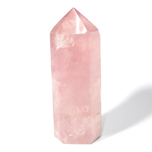  rose quartz polish Point Brazil production burnishing .. hexagon pillar natural stone Power Stone 