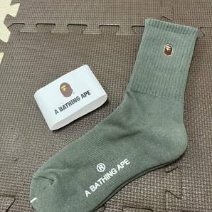 A bathing ape アベイシングエイプ 刺繍 ワンポイント ソックス socks メンズソックスの画像2