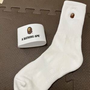 A bathing ape アベイシングエイプ 刺繍 ワンポイント ソックス socks メンズソックスの画像3