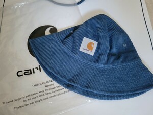 カーハート バケットハット　新品未使用　タグ付き　carhartt　ハット　男女兼用　ユニセックス　ブルー