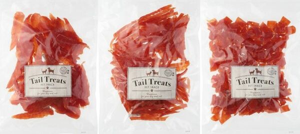 【大容量】犬　おやつ　国産　無着色　Tail Treats　鶏ささみソフト　3kg(姿干し、細切り、カット)　ガム　ジャーキー