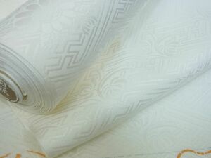  all. kimono shop san * long kimono-like garment cloth put on shaku white .. flower writing . after .. silk *1003