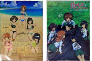 ガールズ＆パンツァー　クリアファイル　あんこうチーム　水着 ②　台湾　限定販売品　GIRLS und PANZER