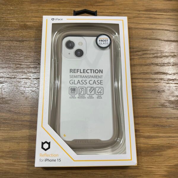 iFace iPhone15 Reflection Frost 強化ガラス クリアケース　スマホケース　スマホカバー