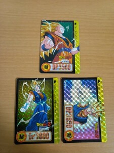 [ первая версия ] Dragon Ball Carddas 23.kilap ритм 3 шт. комплект BANDAI подлинная вещь 