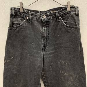 Levi's 550 90s リーバイス ブラック デニムパンツ ジーンズ USA製 ヴィンテージ 古着 W34 78950