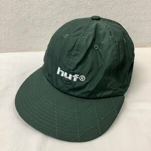 HUF ハフ LIGHTINING QUILTED 6 PANEL HAT 6パネルキャップ フォレストグリーン OS 78951