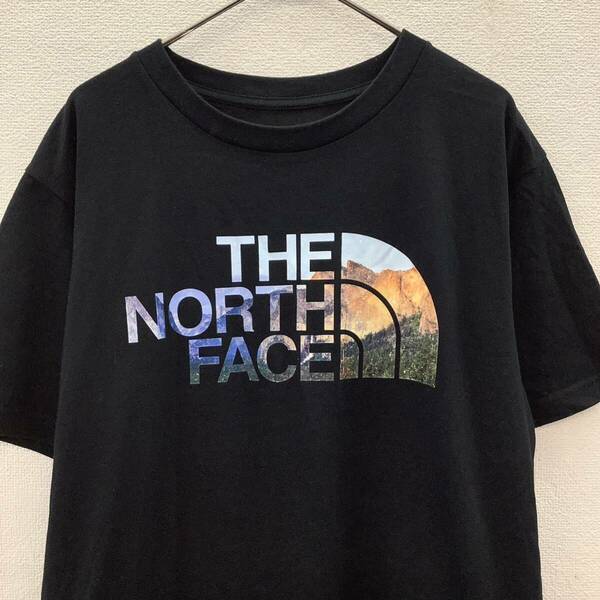 THE NORTH FACE ザノースフェイス ヨセミテ ロゴ 半袖 Tシャツ ブラック size L 79056
