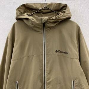 Columbia コロンビア フーデット ナイロンジャケット アウトドア size M ベージュ 78643