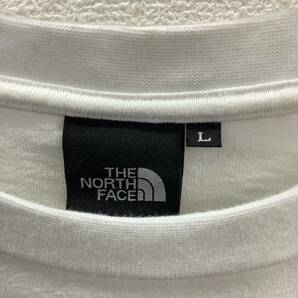 THE NORTH FACE Tested Proven ノースフェイス ロングスリーブTシャツ ホワイト 袖プリント size L 79119の画像5