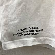 THE NORTH FACE Tested Proven ノースフェイス ロングスリーブTシャツ ホワイト 袖プリント size L 79119_画像4