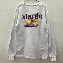 X-LARGE エクストララージ L/S TEE FLYING CARPET フライングカーペット ロンT ホワイト size M 79111_画像3