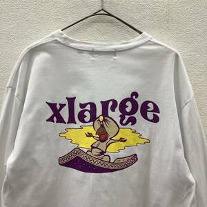 X-LARGE エクストララージ L/S TEE FLYING CARPET フライングカーペット ロンT ホワイト size M 79111