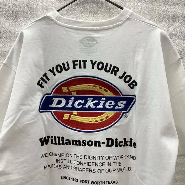 Dickies ディッキーズ ロゴ刺繍 半袖 Tシャツ ホワイト size M 未使用品 78416