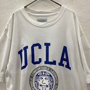 BLACKWEIRDOS ブラックウィドー UCLA Tee オーバーサイズ カレッジ size L ホワイト 79133