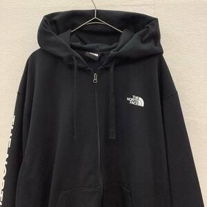 THE NORTH FACE ノースフェイス フルジップフーディ スウェット パーカー size L ブラック 79285