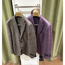 春夏 165-8drop THE SUIT COMPANY スーツカンパニー blazer's bank.com テーラードジャケット リネン ウール REDA生地_画像10