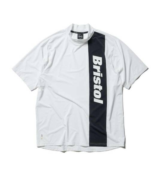 23SS F.C.Real Bristol クールタッチモックネック 白M新品　COOL TOUCH S/S MOCKNECK TOP F.C.R.B ブリストル Tシャツ ゴルフ