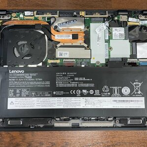 【UEFI起動確認済み／中古】ThinkPad X1 Carbon [TYPE 20KG-S20H00] (Core i5-8250U, RAM8GB, SSD 無し) 本体＋ACアダプタ●K/B故障の画像8