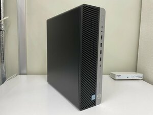 【BIOS起動確認済み／中古】EliteDesk 800 G4 SFF（Core i7-8700, RAM 8GB, SSD/HDD無し[OS無し]）★本体＋ACケーブル