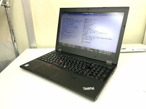 【UEFI起動確認済み／中古】ThinkPad L570 【20J9-S37S00】 (Core i5-7200U, RAM4GB, HDD無し[OS無し]) ★本体＋ACアダプタ●K/B難あり　④