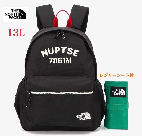 THE NORTH FACE ノースフェイス キッズ ピクニックパック リュック 新学期 旅行 スクールかわいい ブラック 海外限定