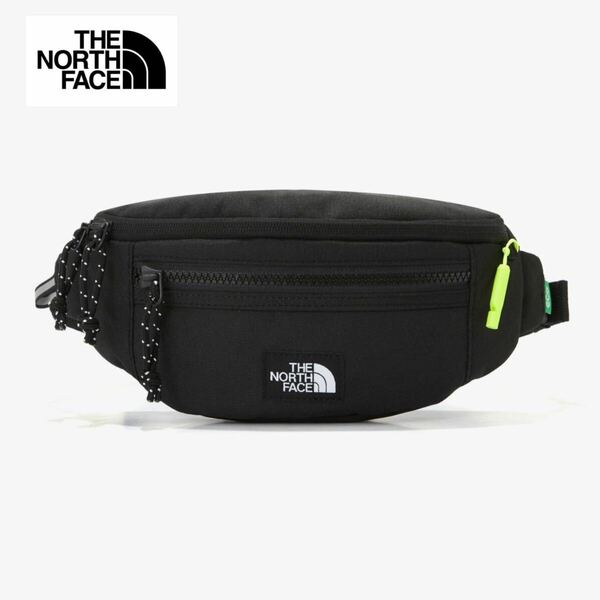 THE NORTH FACE ノースフェイス キッズ ウェストバッグ ボディバッグ ショルダー 小物収納 ブラック 日本未発売