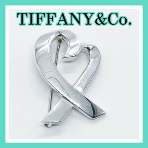 TIFFANY&Co. ティファニー　ラビングハート　ブローチ　シルバー　A276
