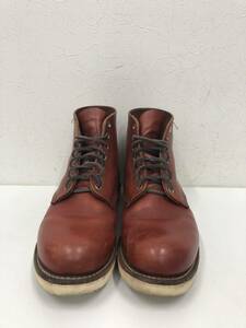 ⑩RED WING レッドウィング レースアップブーツ28センチBRWブラウンレザー8166