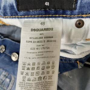 DSQUARED2 ディースクエアード SKATER JEAN スケーター S71LB1255 定価103,400円 48サイズ 新品 未着用の画像6