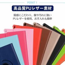 iPad ケース 強化ガラスフィルム セット 第5世代 第6世代 第7世代 第8世代 第9世代 第10世代 カバー 10.2 9.7 air2/1 mini5/4 アイパッド_画像3