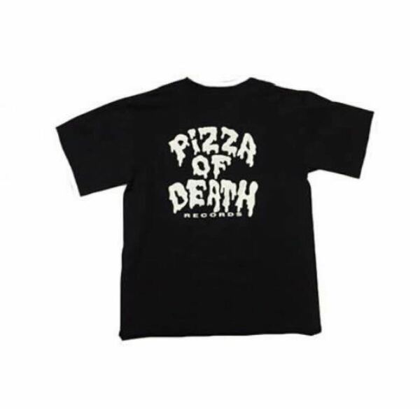 【送料無料】XLサイズ PIZZA TEE PIZZA OF DEATH Tシャツ ブラック 黒 ピザオブデス Hi-STANDARD ハイスタ