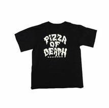 【送料無料】Lサイズ PIZZA TEE PIZZA OF DEATH Tシャツ ブラック 黒 ピザオブデス_画像1