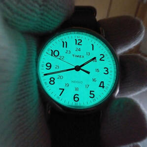 【 稼働中 】 TIMEX INDIGLO Weekender T2P495 Quartz Wrist Watch タイメックス インディグロ クオーツ 腕時計の画像5