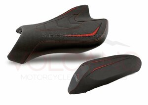 TRIUMPH STREET TRIPLE 765 2017～2022用 VOLCANO イタリア製 革素材 シートカバー SEAT COVER