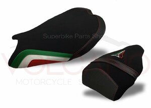 DUCATI 848 /1098/1198 2007～2011用 VOLCANO イタリア製 革素材 シートカバー SEAT COVER