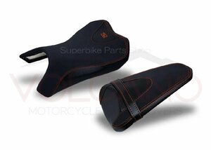 KAWASAKI Z 1000 2010～2013用 VOLCANO イタリア製 革素材 シートカバー SEAT COVER