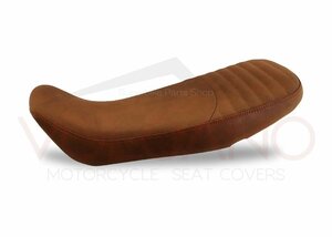 FANTIC CABALLERO SCRAMBLER / RALLY / ANNIVERSARY / DELUXE 125-500 2020～2022用 VOLCANO イタリア製 革素材 シートカバー SEAT COVER