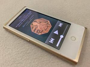 【美品】Apple iPod nano 第7世代 16GB ゴールド