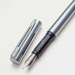 ◆●万年筆【WATERMAN/ウォーターマン】Graduate/グラデュエート F細字 生産終了 両用式 フランス製 入手困難 銀 未使用ストック品 /WAT95*の画像3