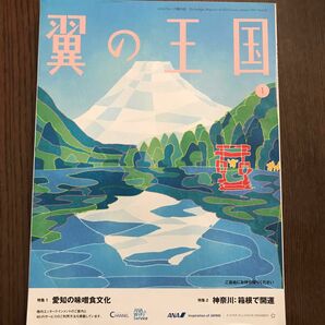 ANA 翼の王国 国際線版　2021年1月号　愛知の味噌食文化　箱根開運 大橋悠依