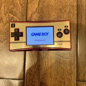 【中古品】ゲームボーイ ミクロ ファミコンカラー 動作確認済み GAMEBOY micro 充電器＋桃太郎電鉄セットの画像3